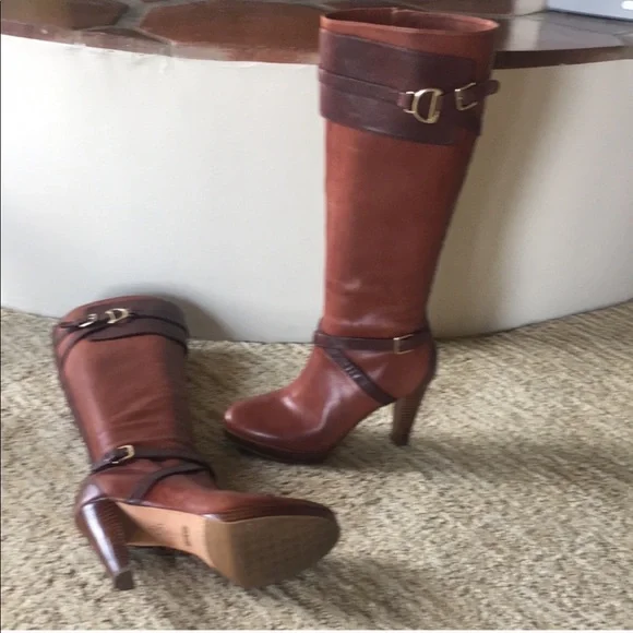 Cole Haan & Nike air high knees poppy boots - Picture 3 of 5